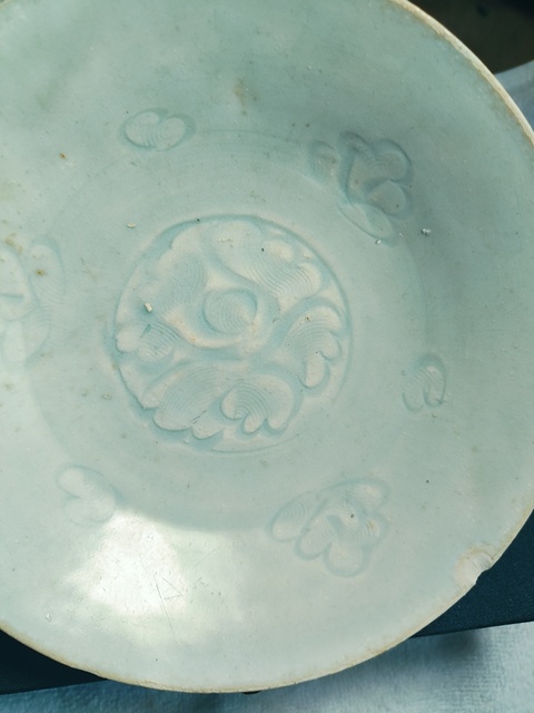 古玩陶瓷宋代·影青釉劃花紋碗真品鑒賞圖