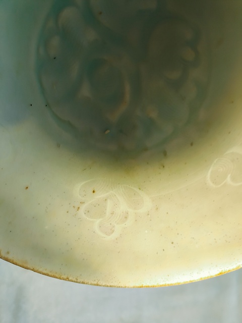 古玩陶瓷宋代·影青釉劃花紋碗真品鑒賞圖
