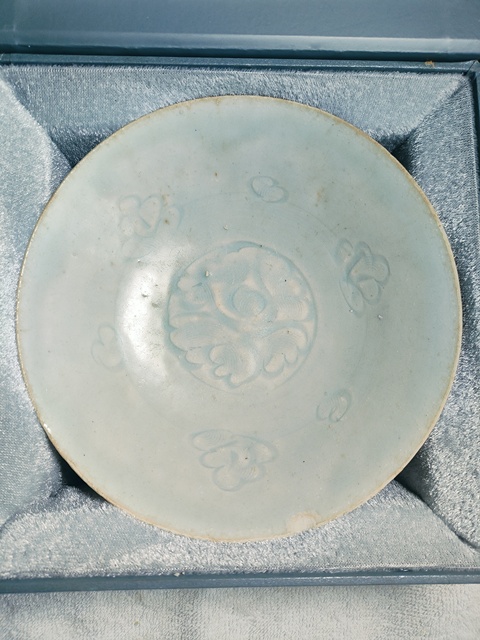 古玩陶瓷宋代·影青釉劃花紋碗真品鑒賞圖