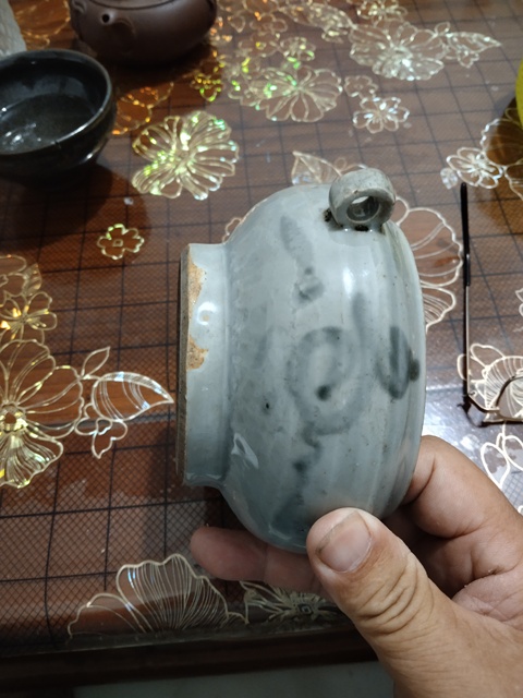 古玩陶瓷青花花卉紋香爐拍賣,當前價格1888元