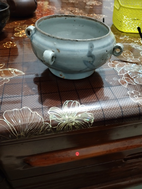 古玩陶瓷青花花卉紋香爐拍賣,當前價格1888元