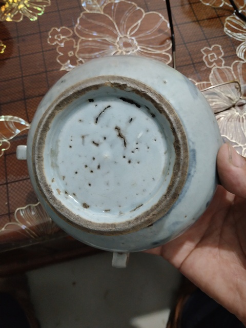古玩陶瓷青花花卉紋香爐拍賣,當前價格1888元