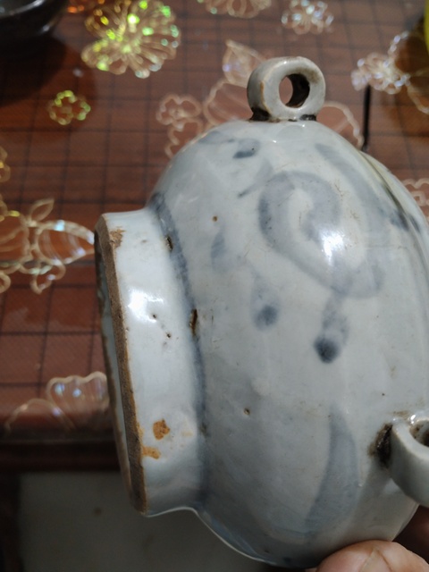 古玩陶瓷青花花卉紋香爐拍賣,當前價格1888元