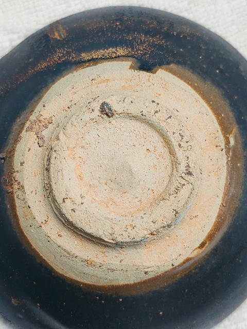 古玩陶瓷宋代·黑釉月影梅盞真品鑒賞圖