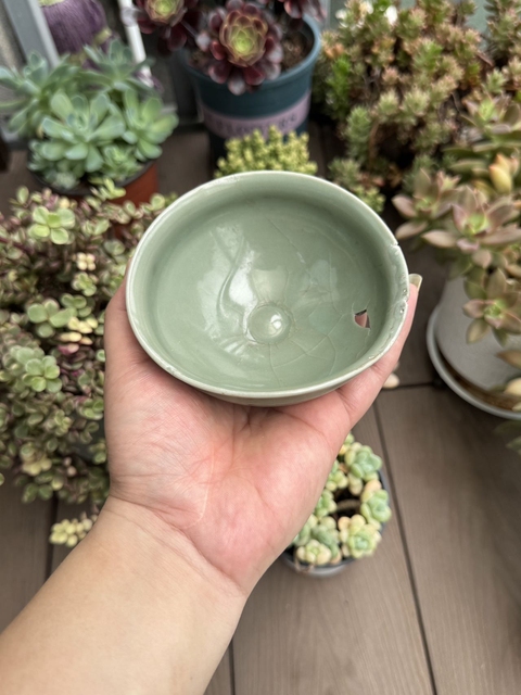 古玩陶瓷宋元·青釉盞 真品鑒賞圖