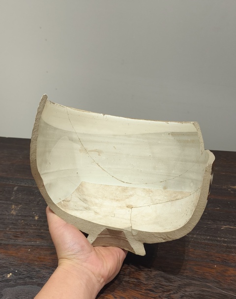 古玩陶瓷白地褐彩花卉紋標本拍賣,當前價格0元