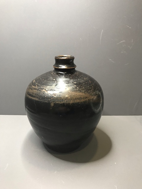 古玩陶瓷圖片看金元磁州窯系嘟嚕瓶真品鑒賞圖
