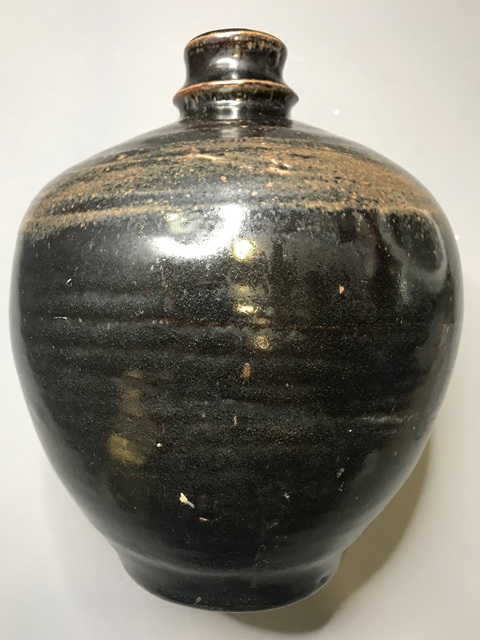 古玩陶瓷圖片看金元磁州窯系嘟嚕瓶真品鑒賞圖