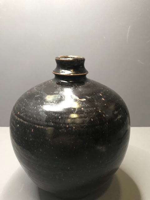 古玩陶瓷圖片看金元磁州窯系嘟嚕瓶真品鑒賞圖