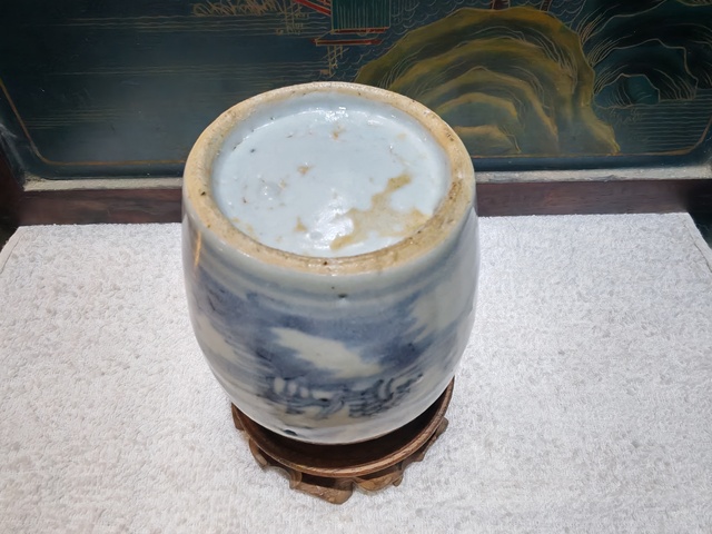 古玩陶瓷青花罐真品鑒賞圖