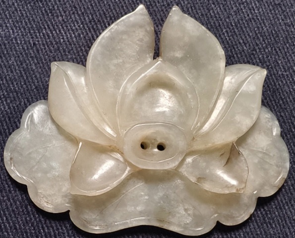 古玩玉器和田玉雕“帽花”真品鑒賞圖
