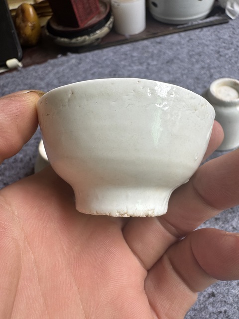 古玩陶瓷德化窯杯真品鑒賞圖