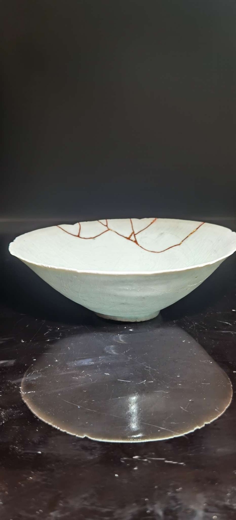 古玩陶瓷湖田窯青白釉刻花碗真品鑒賞圖