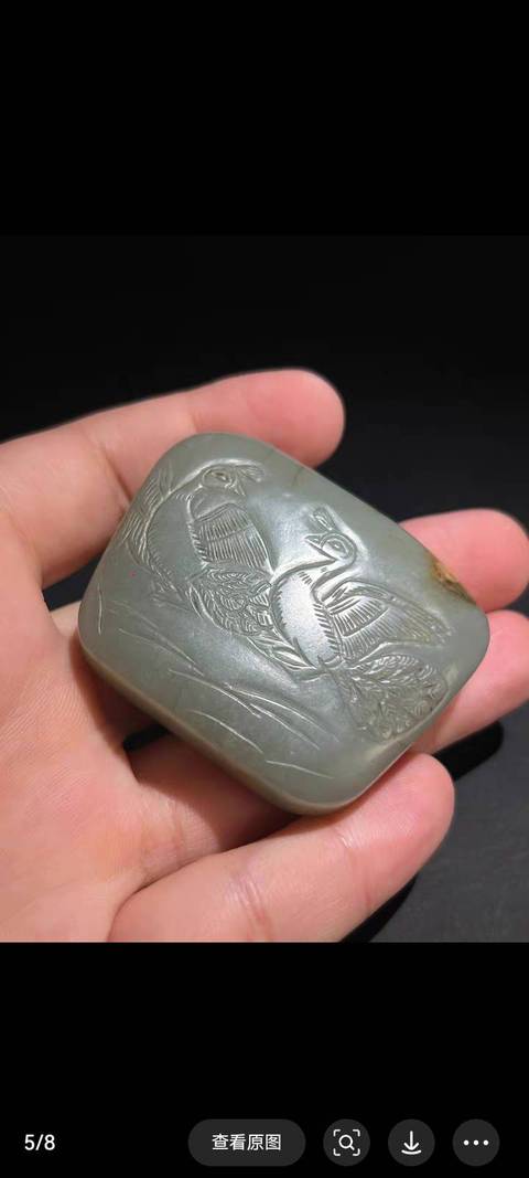 古玩玉器和田玉雕“帶飾”真品鑒賞圖