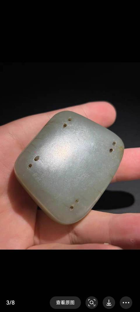 古玩玉器和田玉雕“帶飾”真品鑒賞圖