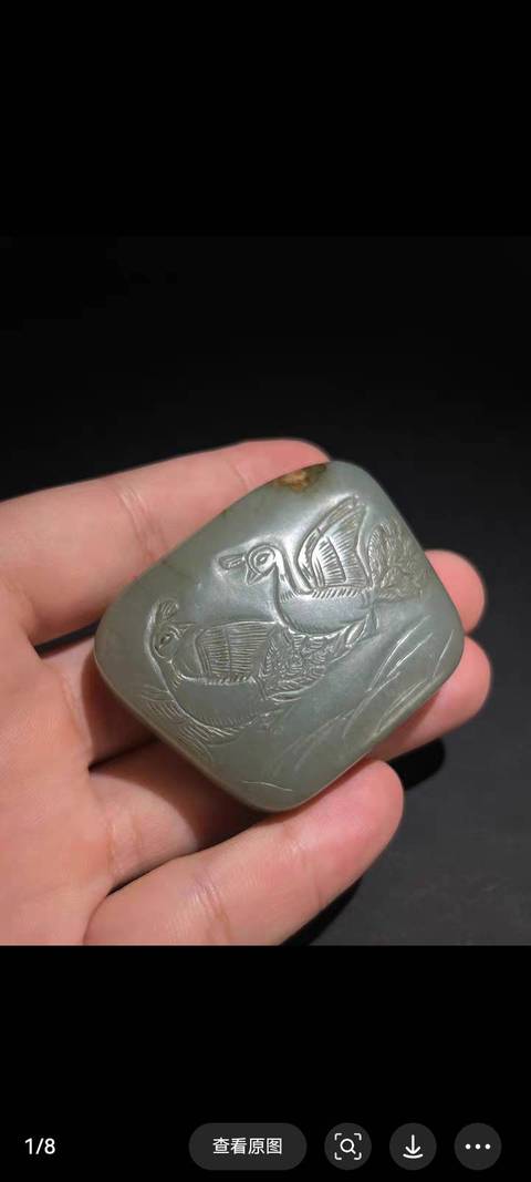 古玩玉器和田玉雕“帶飾”真品鑒賞圖
