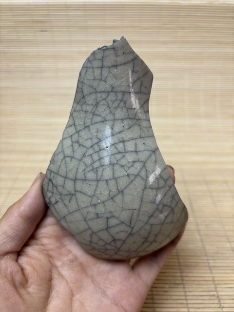 古玩陶瓷五大名窯之一哥窯【官】標本拍賣,當前價格200元