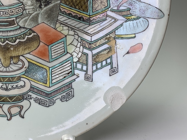古玩陶瓷盤真品鑒賞圖