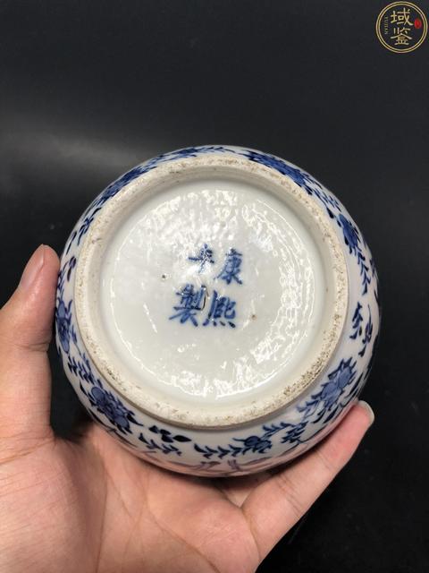 古玩陶瓷青花龍穿花紋長頸瓶拍賣，當前價格3800元
