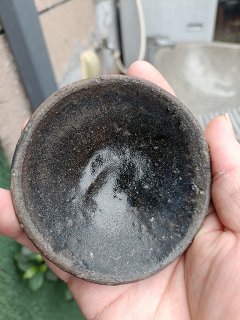 古玩陶瓷元代烏金釉茶盞拍賣,當前價格198元