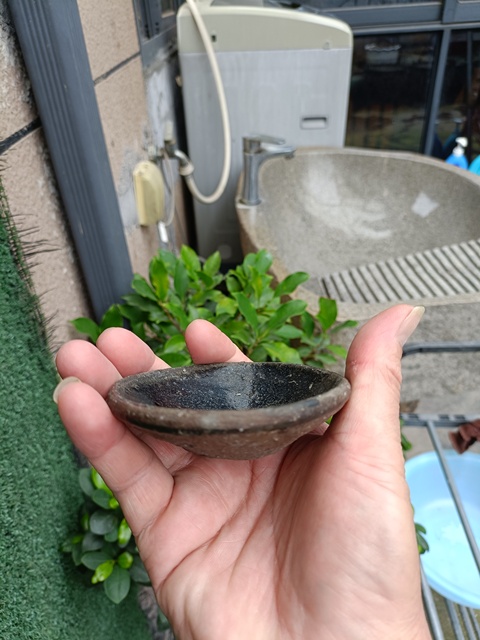古玩陶瓷元代烏金釉茶盞拍賣,當前價格198元