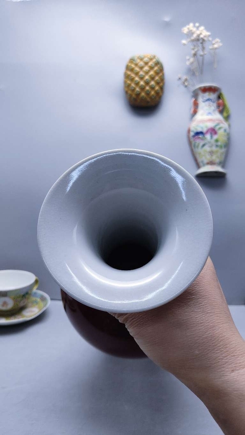 古玩陶瓷觀音瓶拍賣，當前價格600元