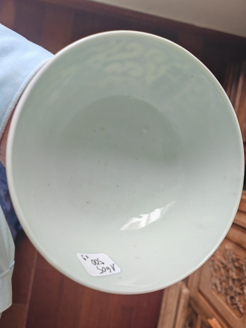 古玩陶瓷青花纏枝喜字紋杯真品鑒賞圖