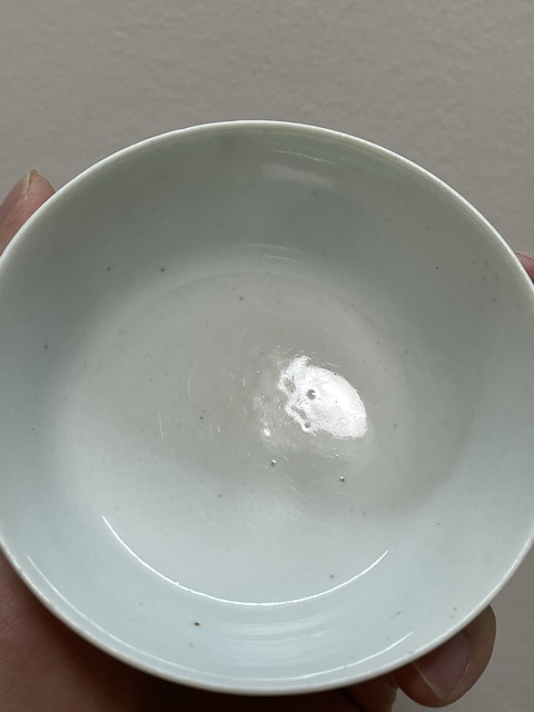 古玩陶瓷粉彩人物故事紋茶碗真品鑒賞圖