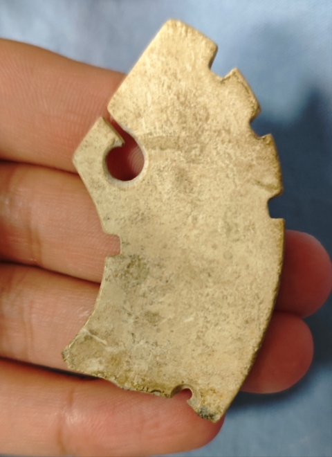 古玩玉器仿古玉殘片真品鑒賞圖