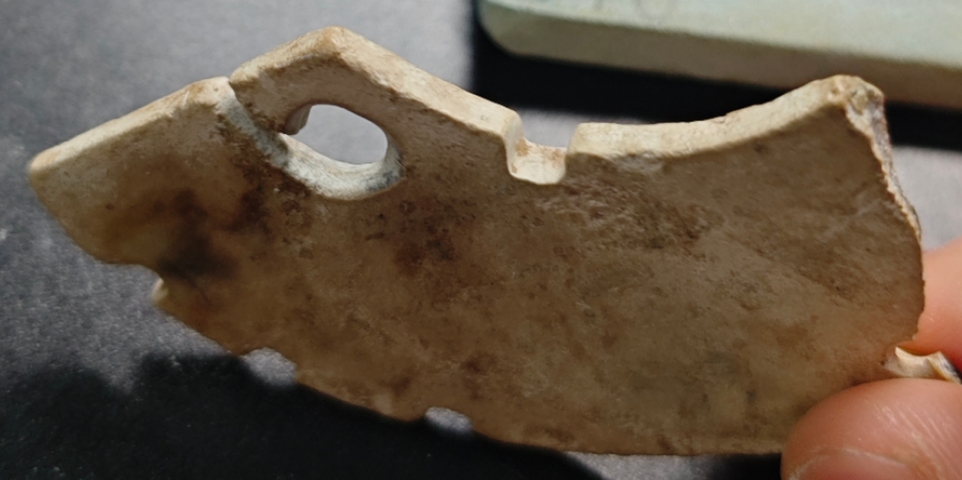古玩玉器仿古玉殘片真品鑒賞圖