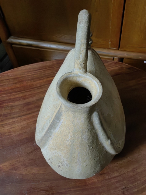 古玩陶瓷遼代皮囊壺真品鑒賞圖