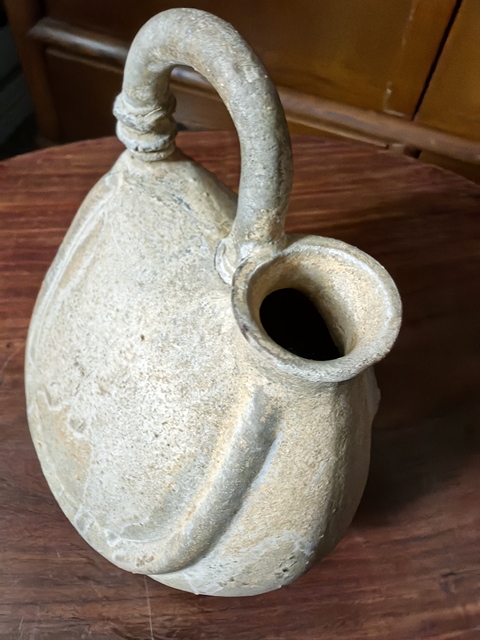 古玩陶瓷遼代皮囊壺真品鑒賞圖