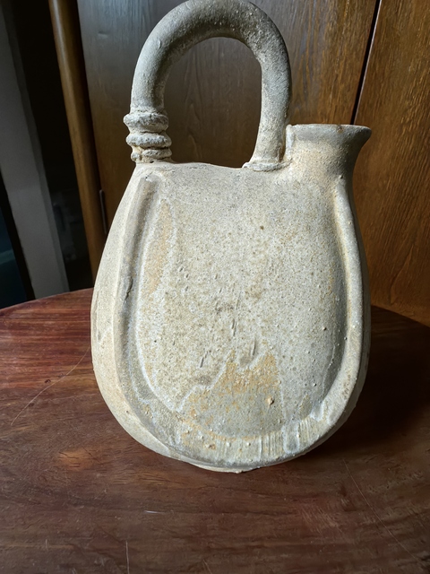 古玩陶瓷遼代皮囊壺真品鑒賞圖