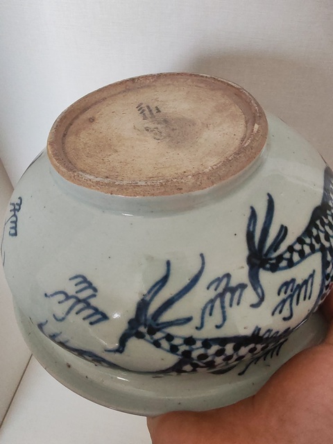 古玩陶瓷清早期青花龍紋香爐拍賣,當前價格498元
