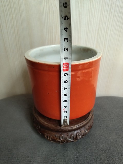 古玩陶瓷**紅描金香爐拍賣，當前價格1600元