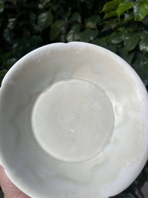 古玩陶瓷青白釉花口洗真品鑒賞圖