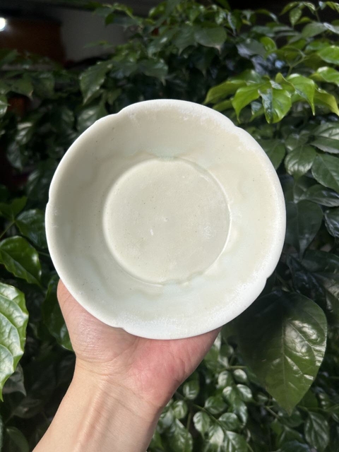 古玩陶瓷青白釉花口洗真品鑒賞圖