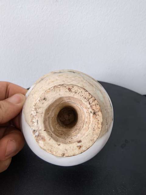 古玩陶瓷元青花人物高足杯標本修復件拍賣,當前價格8888元