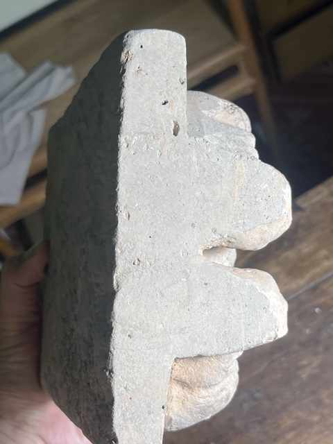 古玩陶瓷宋元·力士磚雕真品鑒賞圖
