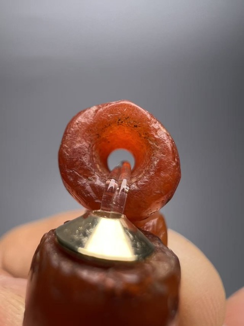 古玩玉器高古瑪瑙珠串拍賣,當前價格19999元