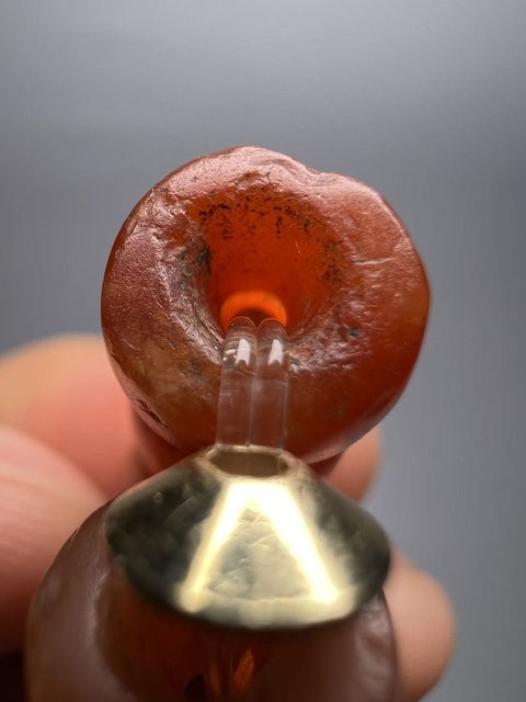 古玩玉器高古瑪瑙珠串拍賣,當前價格19999元