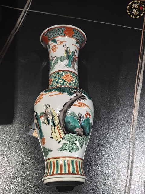 古玩陶瓷五彩呂布娶貂蟬故事紋鳳尾尊拍賣,當前價格16888元