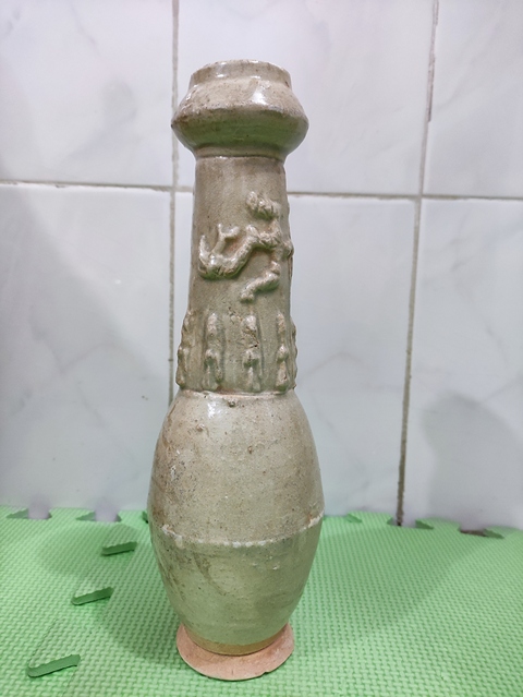 古玩陶瓷青白釉塔式罐真品鑒賞圖