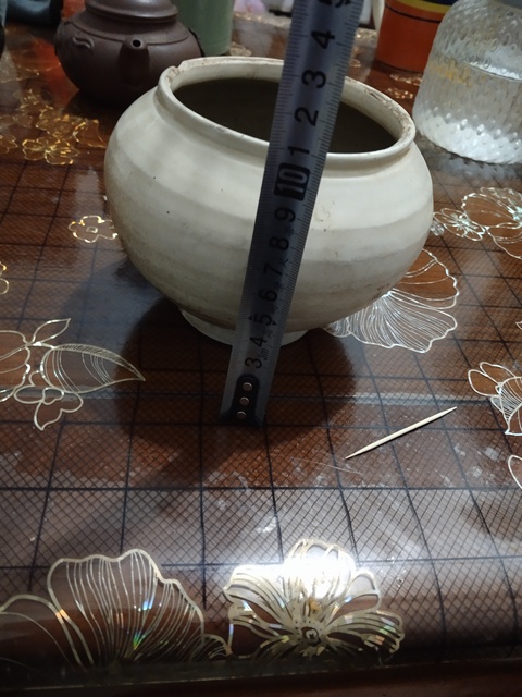 古玩陶瓷白釉褐彩罐宋代的拍賣,當前價格1299元