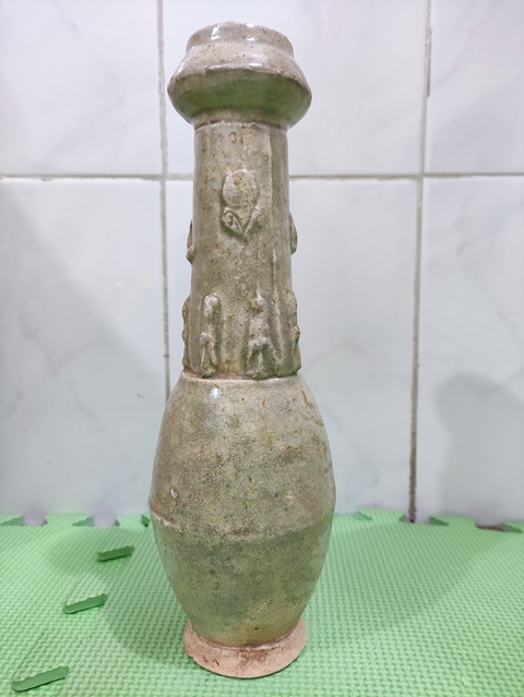 古玩陶瓷青白釉塔式罐真品鑒賞圖