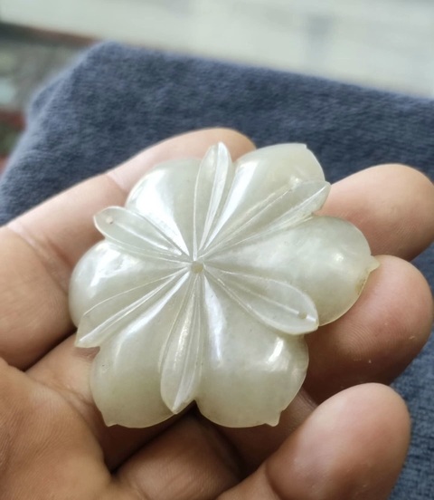 古玩玉器和田玉雕“帽花”真品鑒賞圖