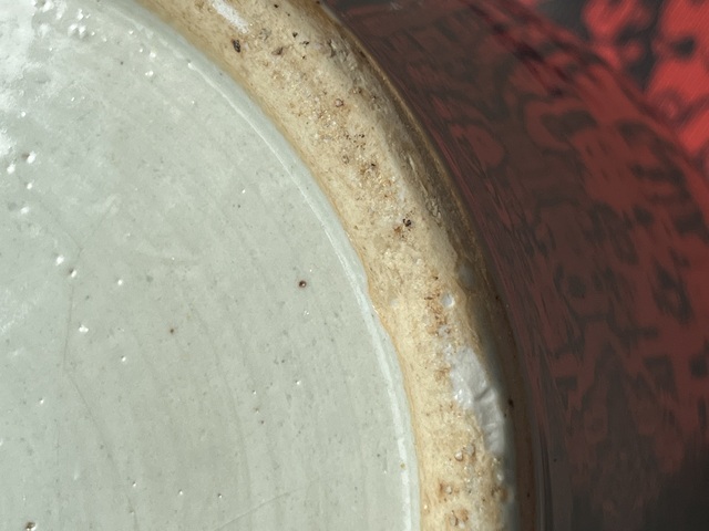 古玩陶瓷豆青青花瓶真品鑒賞圖