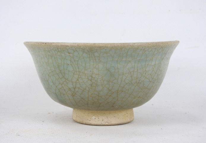 古玩陶瓷青白釉刻花碗真品鑒賞圖