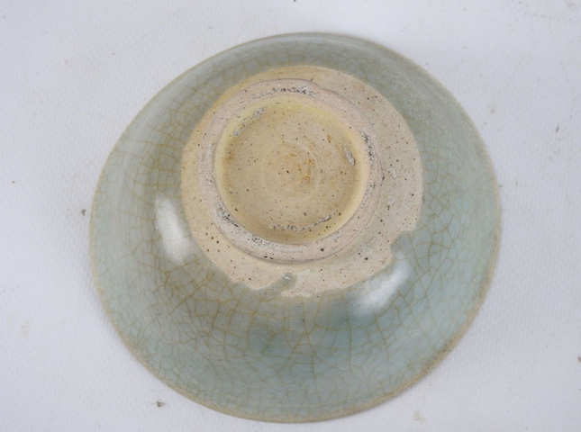 古玩陶瓷青白釉刻花碗真品鑒賞圖