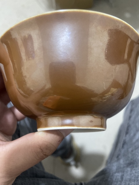 古玩陶瓷紫金釉碗真品鑒賞圖